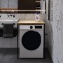 Стелаж-полиця Бафрум 401 Ferrum-decor для пральної машини 90x70,5x60,5 Чорний метал ДСП Дуб Кремона Торро 16 мм (FRD-107577)