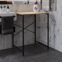 Стелаж-полиця Бафрум 401 Ferrum-decor для пральної машини 90x70,5x60,5 Чорний метал ДСП Дуб Кремона Торро 16 мм (FRD-107577)