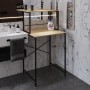 Стелаж-полиця Бафрум 402 Ferrum-decor для пральної машини 133,5x70,5x60,5 Чорний метал ДСП Дуб Кремона Торро 16 мм (FRD-107587)