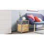 Тумба универсальная Ferrum-decor Вивьен 2/2 50x41x40 серый ДСП Дуб Артизан 16мм (FRD-106867)