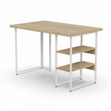 Стіл письмовий Кевин Ferrum-decor 75x140x70 Білий метал ДСП Дуб Кремона Торро 32 мм (FRD-108187)