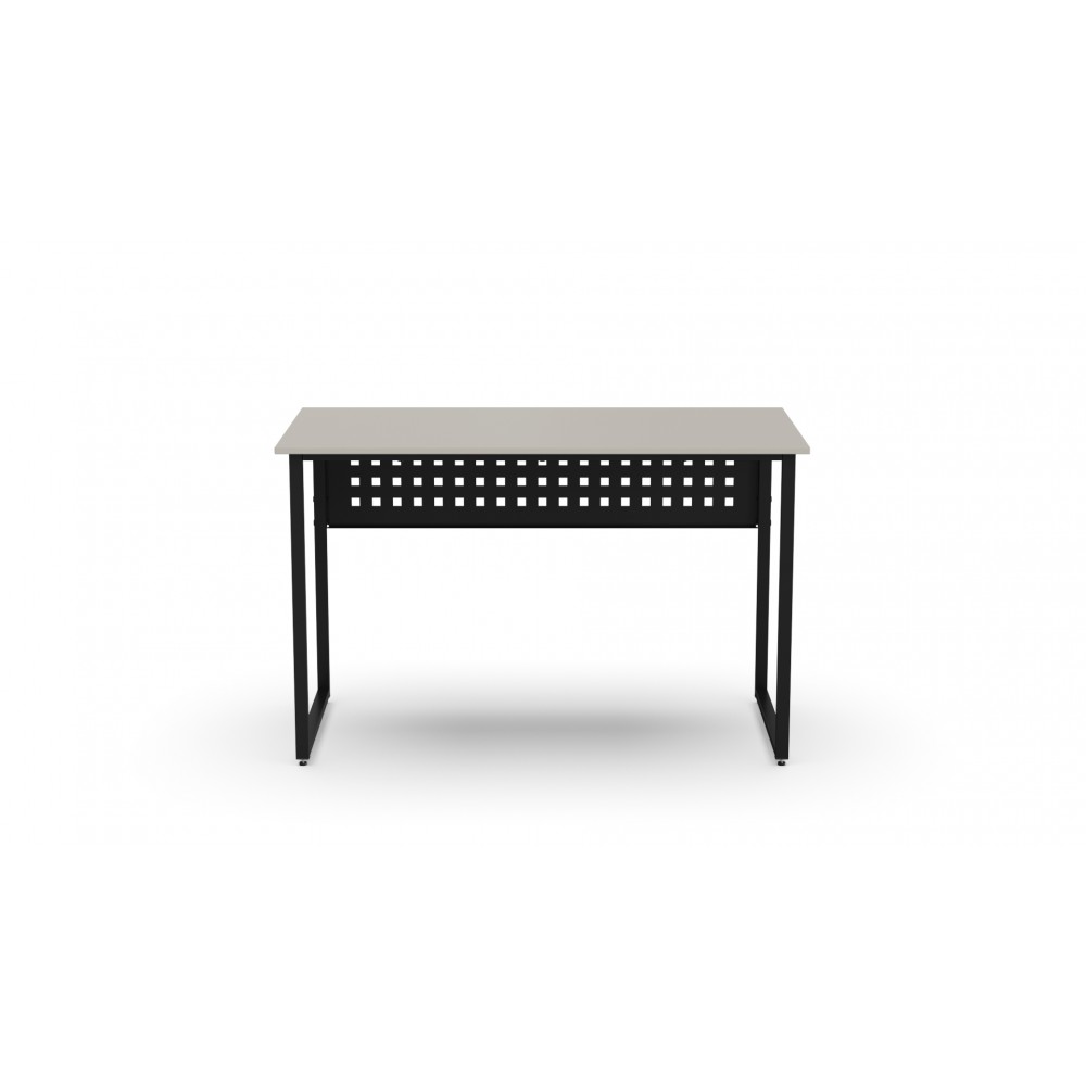Стол письменный Майк Ferrum-decor 75x140x70 Черный металл ДСП Кашемир 16 мм (FRD-108327)
