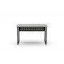 Стол письменный Майк Ferrum-decor 75x140x70 Черный металл ДСП Кашемир 16 мм (FRD-108327)