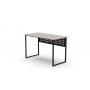 Стол письменный Майк Ferrum-decor 75x100x60 Черный металл ДСП Кашемир 16 мм (FRD-108297)
