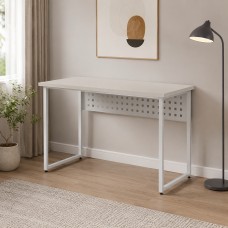 Стіл письмовий Майк Ferrum-decor 75x120x60 Білий метал ДСП Кашемір 32 мм (FRD-108307)