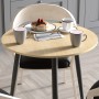 Стол круглый OPTIMA 3 ноги на конус Ferrum-decor 750x670x670 Черный металл ДСП Дуб Кремона Торро 16 мм (FRD-107557)