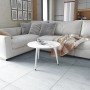 Журнальний круглий стіл OPTIMA 1 ніжки конусні Ferrum-decor 450x670x670 Білий метал ДСП Білий 16 мм (FRD-107467)