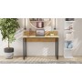 Компьютерный стол Ferrum-decor Скай 75x100x60 черный ДСП Дуб Артизан 16мм (FRD-106967)