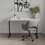 Стол письменный Space Ferrum-decor 750x1000x600 Черный металл ДСП Кашемир 16 мм (FRD-107837)
