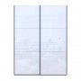 Шкаф купе Doros G-Caiser Кашемир/Белый 2 Скла 3 части 180х60х240 (42005325) (DRS-012241)