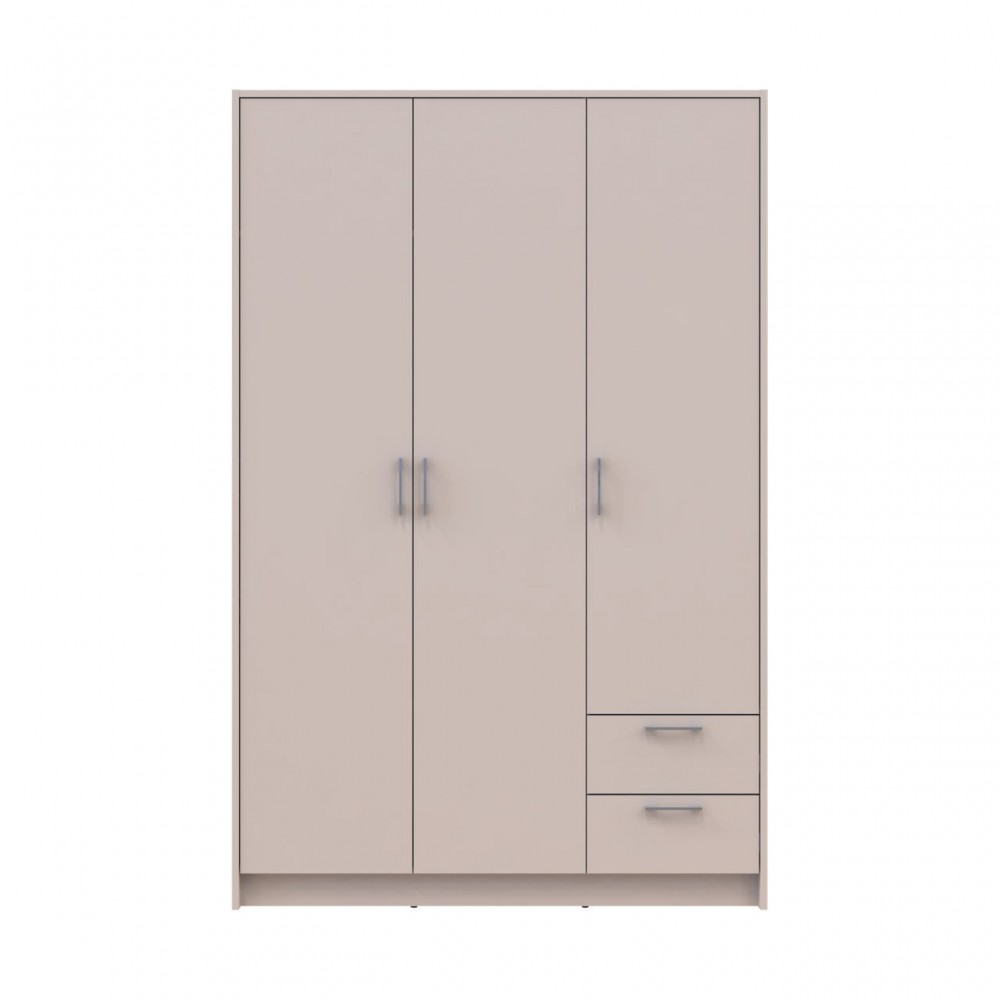 Шафа для одягу Doros Ронді Кашемір 3 ДСП 121х52х195 (80738472) (DRS-012185)