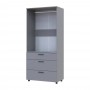 Шкаф для одежды Doros Торн Серый 2 ДСП/3Ш (штанга) 90х51.6х200 (DRS-012025)
