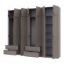Комплект шаф для одягу Doros Лукас (2 шт.) 280х50х240 см Канноло (DRS-011853)