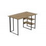 Компьютерный стол Ferrum-decor Кевин 75x100x60 черный ДСП Дуб Артизан 32мм (FRD-106835)