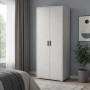 Шафа для одягу з мікроліфтом LION Тіволі 75х37,5х200 см Бетон Style (LION-045543)