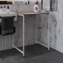 Стелаж-полиця Бафрум 401 Ferrum-decor для пральної машини 90x70,5x60,5 Білий метал ДСП Дуб Кремона Канолло 16 мм (FRD-107578)