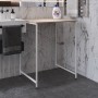 Стеллаж полка Бафрум 401 Ferrum-decor для стиральной машины 90x70,5x60,5 Белый металл ДСП Дуб Сонома 16 мм (FRD-107358)