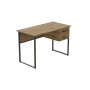 Компьютерный стол Ferrum-decor Дакота 75x140x60 черный ДСП Дуб Артизан 16мм (FRD-107278)