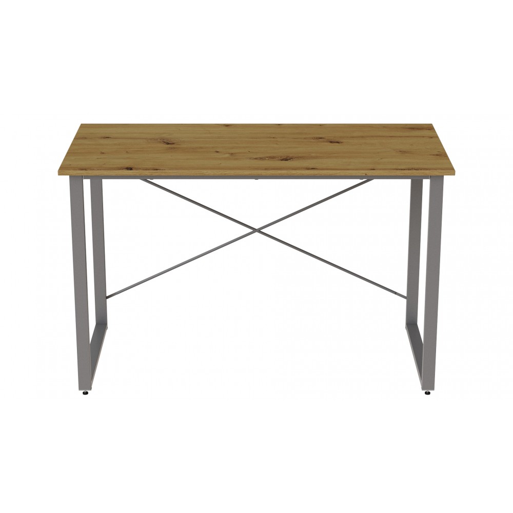Компьютерный стол Ferrum-decor Дейв 75x140x70 серый ДСП Дуб Артизан 32мм (FRD-107058)