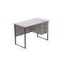 Компьютерный стол Ferrum-decor Гарри 75x120x60 черный ДСП Бетон 32мм (FRD-107308)