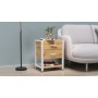 Тумба универсальная Ferrum-decor Вивьен 2/1 50x41x40 белый ДСП Дуб Артизан 16мм (FRD-106868)