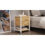 Тумба универсальная Ferrum-decor Вивьен 2/1 50x41x40 белый ДСП Дуб Артизан 16мм (FRD-106868)