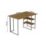 Компьютерный стол Ferrum-decor Кевин 75x100x60 серый ДСП Дуб Артизан 32мм (FRD-107208)