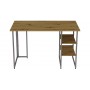 Компьютерный стол Ferrum-decor Кевин 75x100x60 серый ДСП Дуб Артизан 32мм (FRD-107208)