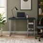 Стол письменный Кевин Ferrum-decor 75x140x60 Серый металл ДСП Каштан Арвадонна 32 мм (FRD-108098)
