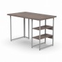 Стол письменный Кевин Ferrum-decor 75x120x70 Серый металл ДСП Дуб Кремона Канолло 32 мм (FRD-108038)