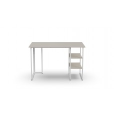 Стіл письмовий Кевин Ferrum-decor 75x140x70 Білий метал ДСП Кашемір 16 мм (FRD-108148)