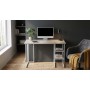 Стол письменный Кевин Ferrum-decor 75x140x70 Белый металл ДСП Кашемир 16 мм (FRD-108148)