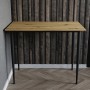 Стол универсальный Prime Ferrum-decor 750x1400x600 Черный металл ДСП Дуб Артизан 16 мм (FRD-107648)