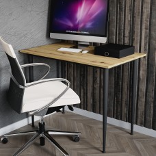 Універсальний стіл Prime Ferrum-decor 750x1200x700 Чорний метал ДСП Дуб Артизан 16 мм (FRD-107668)