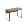 Компьютерный стол Ferrum-decor Майк 75x100x70 черный ДСП Дуб Артизан 32мм (FRD-107108)