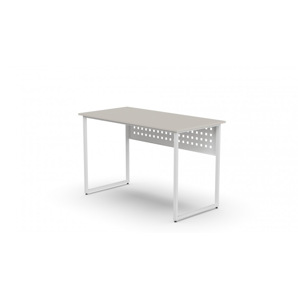 Стол письменный Майк Ferrum-decor 75x100x60 Белый металл ДСП Кашемир 16 мм (FRD-108298)