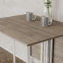 Розкладний стіл-трансформер книжка Моріс 3 Ferrum-decor 75x130x90 Білий метал ДСП Дуб Кремона Канолло 16 мм (FRD-107508)
