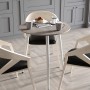 Стол круглый OPTIMA 3 ноги на конус Ferrum-decor 750x670x670 Белый металл ДСП Дуб Кремона Канолло 16 мм (FRD-107558)