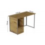 Компьютерный стол Ferrum-decor Отто 75x140x70 серый ДСП Дуб Артизан 16мм (FRD-107018)