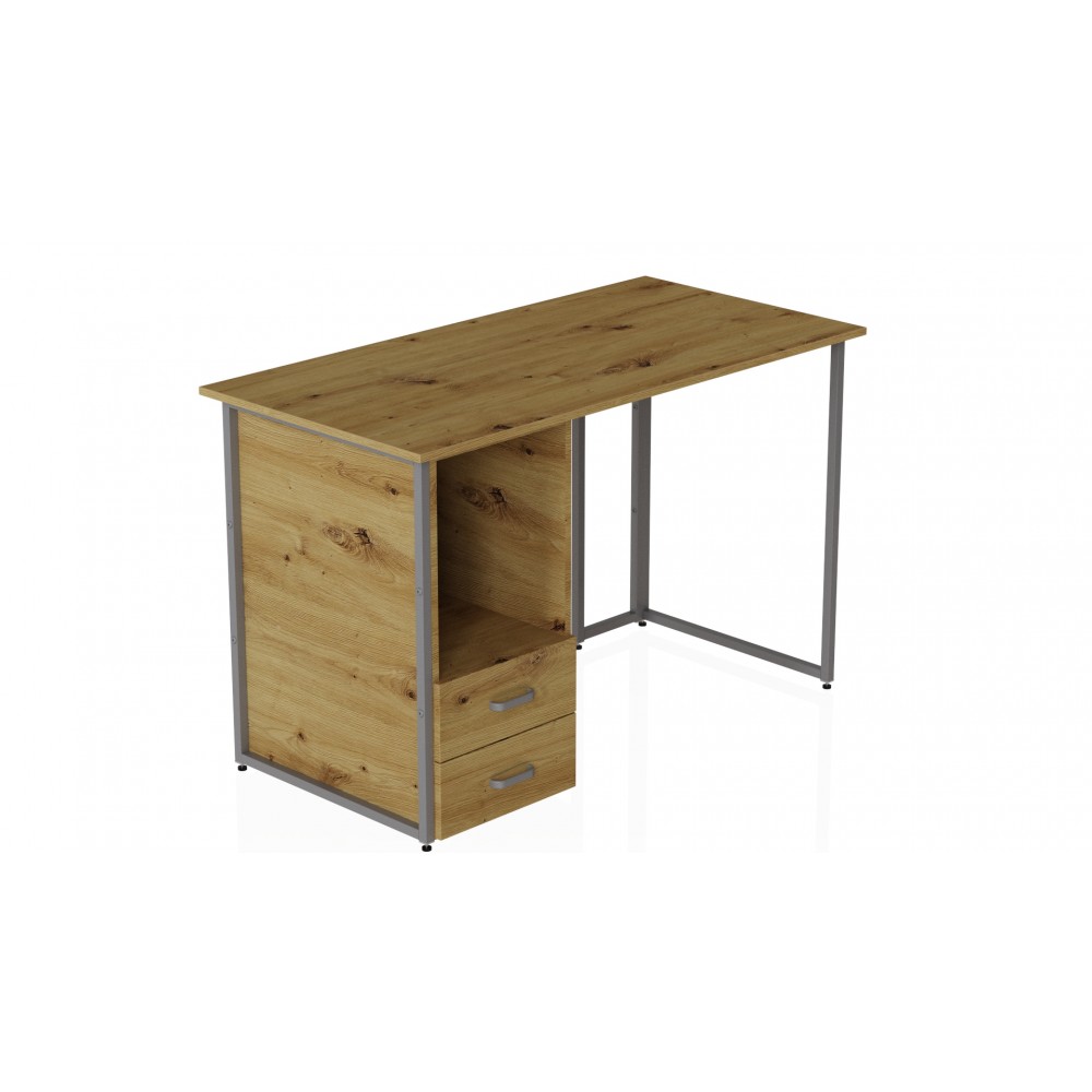 Компьютерный стол Ferrum-decor Отто 75x140x70 серый ДСП Дуб Артизан 16мм (FRD-107018)