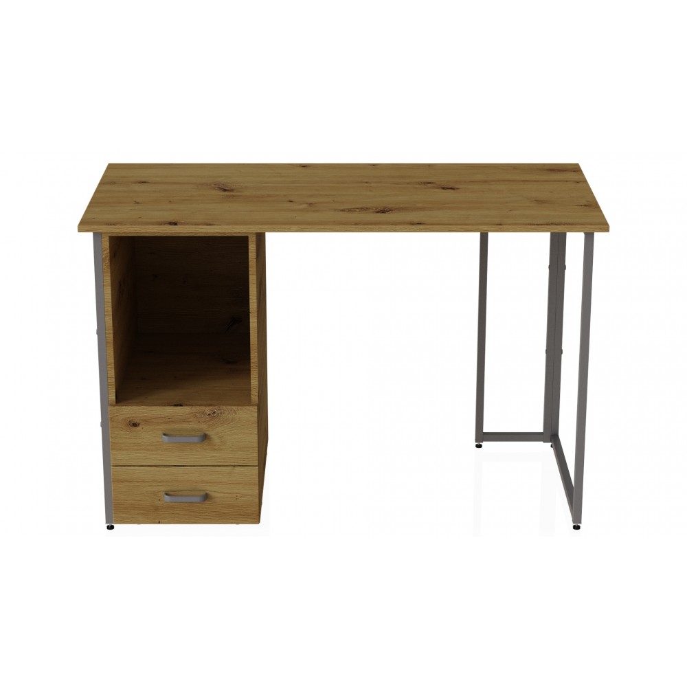 Компьютерный стол Ferrum-decor Отто 75x140x70 серый ДСП Дуб Артизан 16мм (FRD-107018)