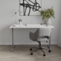 Стол письменный Space Ferrum-decor 750x1400x700 Серый металл ДСП Белый 16 мм (FRD-107998)