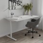 Стол письменный Space Ferrum-decor 750x1200x600 Белый металл ДСП Белый 16 мм (FRD-107918)