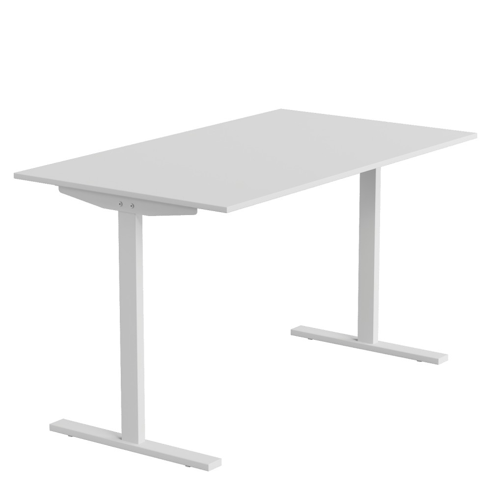 Стол письменный Space Ferrum-decor 750x1200x600 Белый металл ДСП Белый 16 мм (FRD-107918)