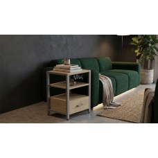 Тумба універсальна Ferrum-decor Вів'єн 1/1 50x41x40 сірий ДСП Дуб Кремона Торро 16 мм (FRD-107818)
