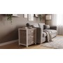 Тумба универсальная Ferrum-decor Вивьен 3 50x41x40 белый ДСП Дуб Кремона Канолло 16мм (FRD-107748)