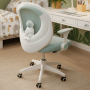 Кресло вращающееся детское с подставкой для ног PERFECT KIDS ASTRONAUT GREEN Perfect Home Зеленый (PFH-092114)