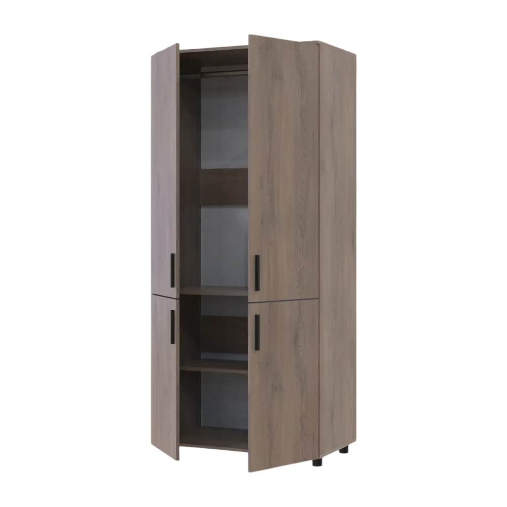 Шафа для одягу Doros Торн Кремона Канноло 2 ДСП (штанга) 90х51.6х200 (DRS-012015)