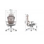 Крісло комп'ютерне HQOC-13AM-G Perfect Home Сірий (PFH-092086)