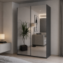 Шкаф купе Doros G-Caiser Антрацит 2 Зеркала / 3 части 160х60х240 (42005409) (DRS-012242)